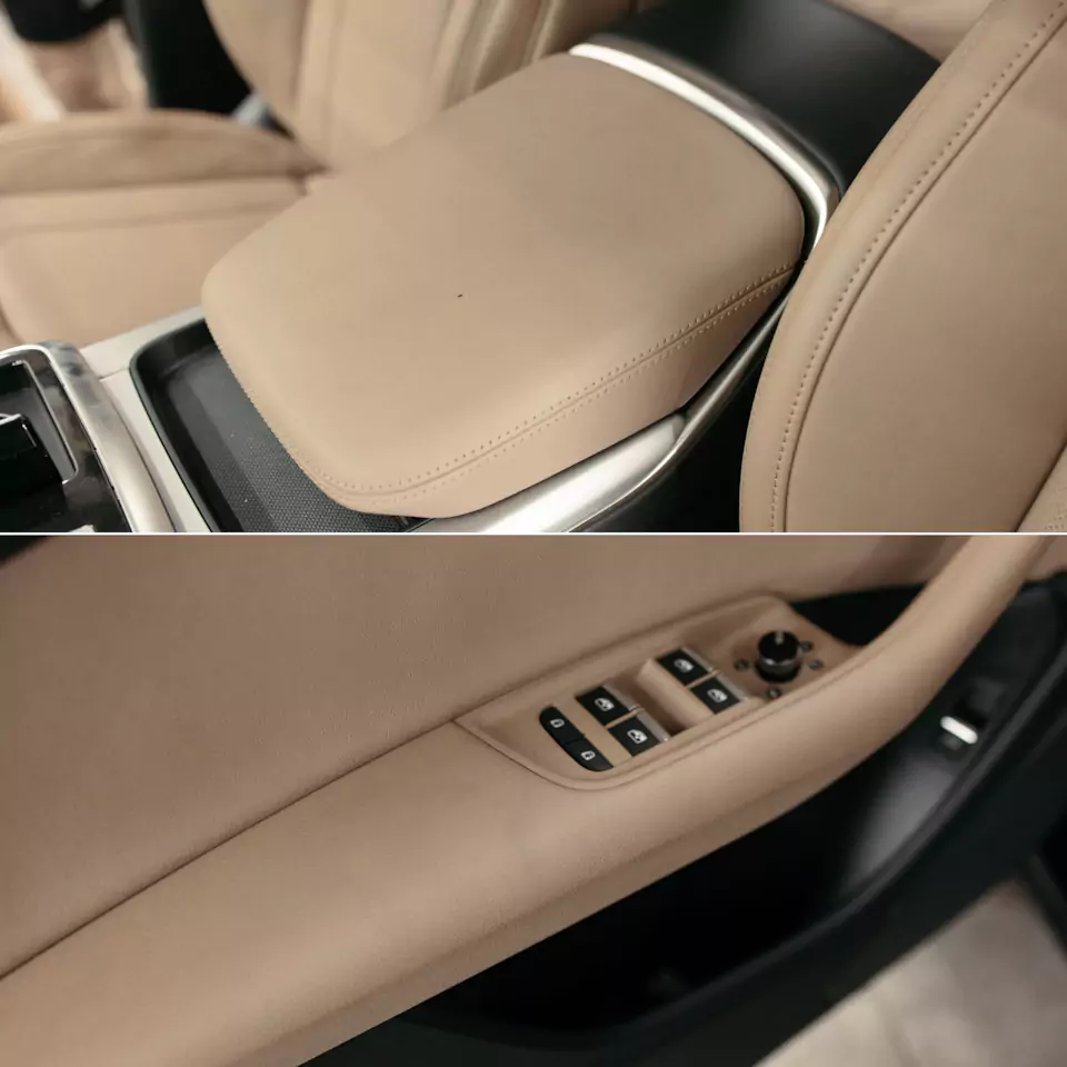 Месяц работы над новым Audi Q8, который 2 года простоял в Дубае! Оклейка в цветной полиуретан с проемами, окрас дисков и фирменный шиномонтаж, окрас суппортов в candy с лого, антихром, детейлинг